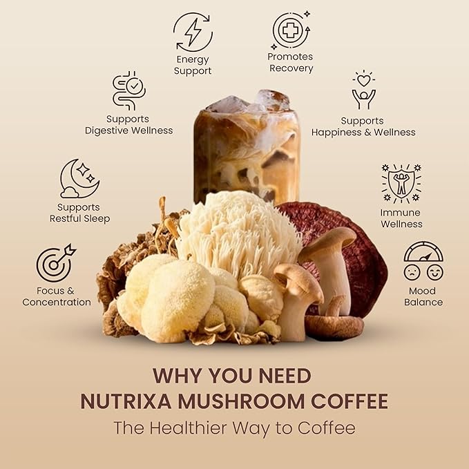Nutrixa Mushroom Coffee Organic 340g