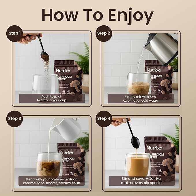 Nutrixa Mushroom Coffee Organic 340g