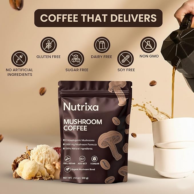 Nutrixa Mushroom Coffee Organic 340g