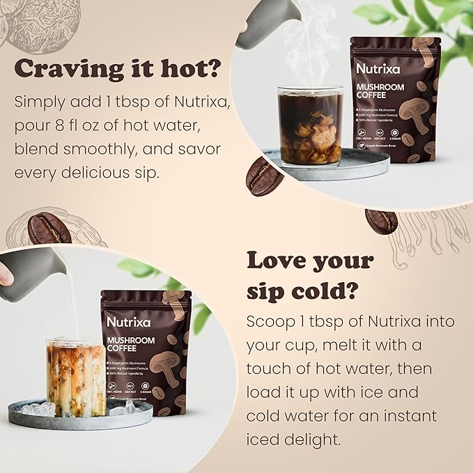 Nutrixa Mushroom Coffee Organic 340g